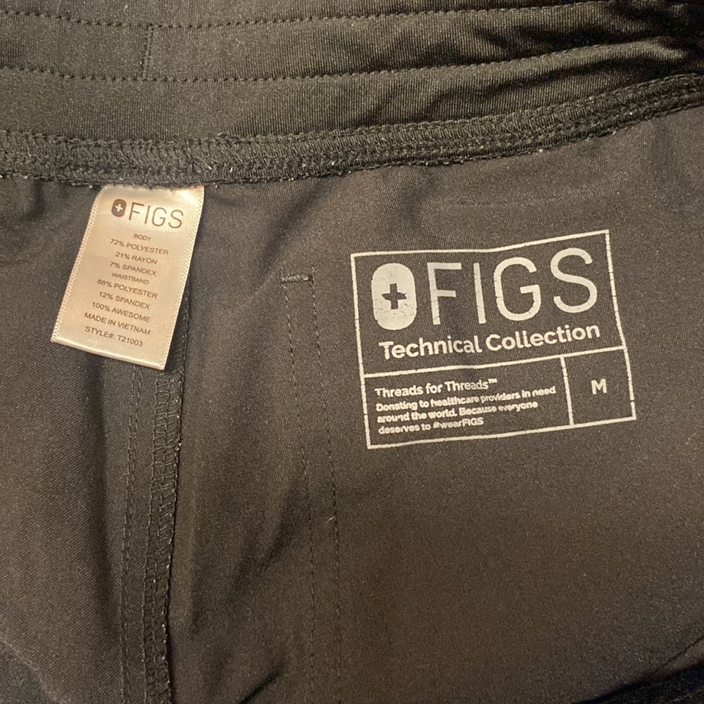 Livingston Basic Scrub Pants Black - image 2